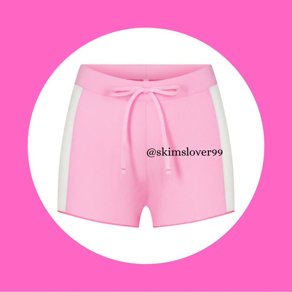 SKIMS - Cotton Rib Drawstring Short​